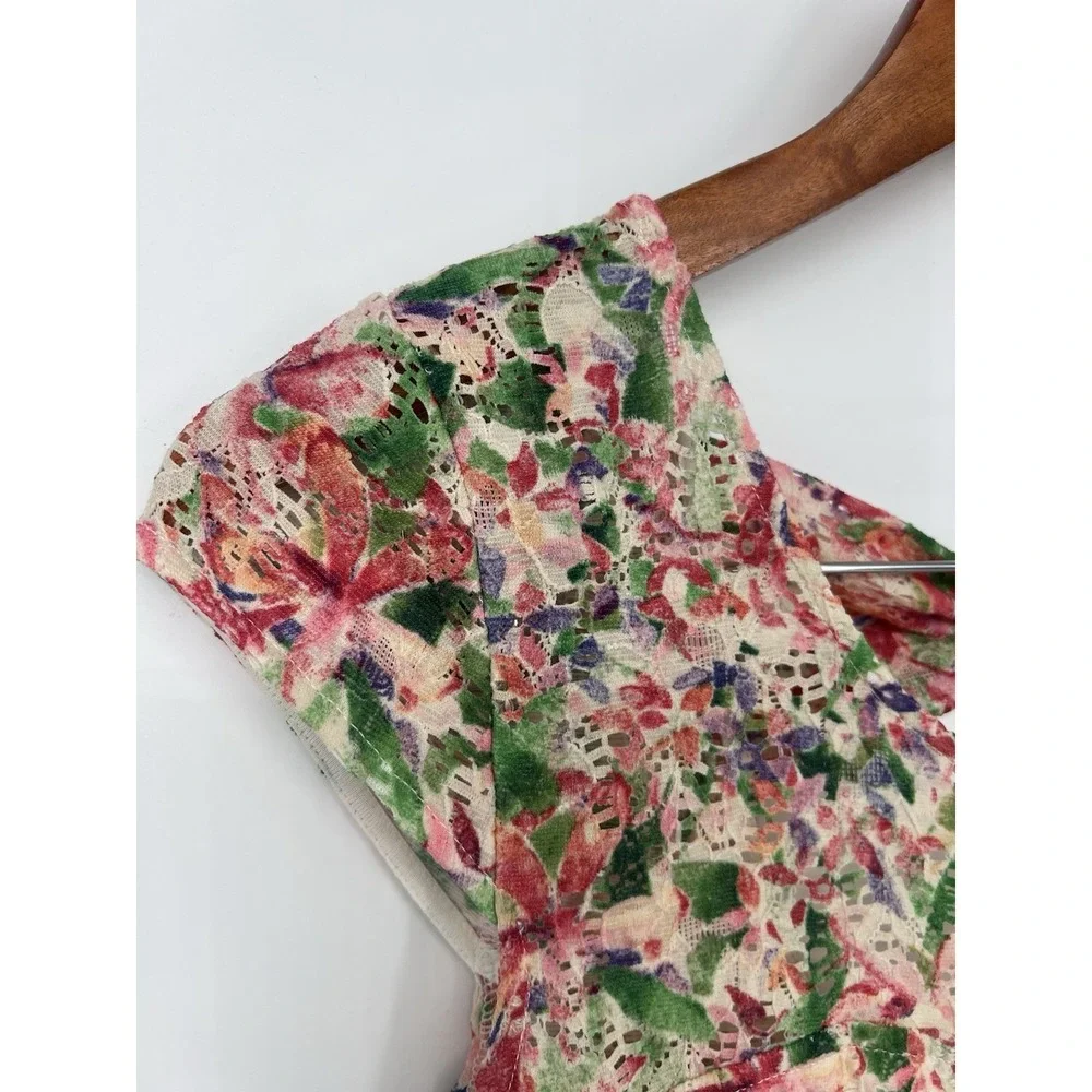 Free People Floral‎ Bodycon Dress Size S